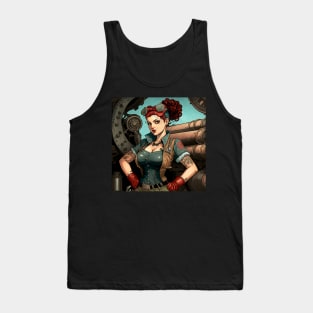 Rosie the Steampunk Rivetor Tank Top